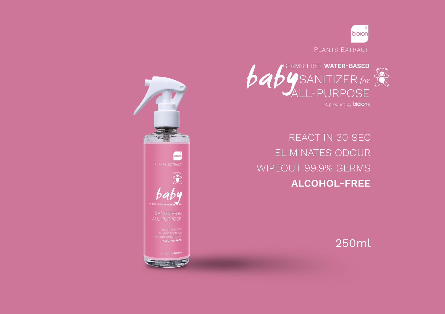 Baby All Purpose Water-based Sanitizer  Original 250ml